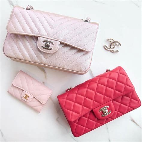 pink lambskin chanel bag|Chanel lambskin vs caviar leather.